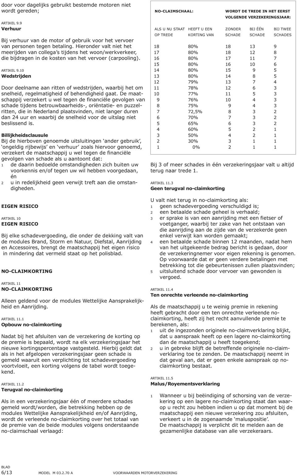 10 Wedstrijden Door deelname aan ritten of wedstrijden, waarbij het om snelheid, regelmatigheid of behendigheid gaat.