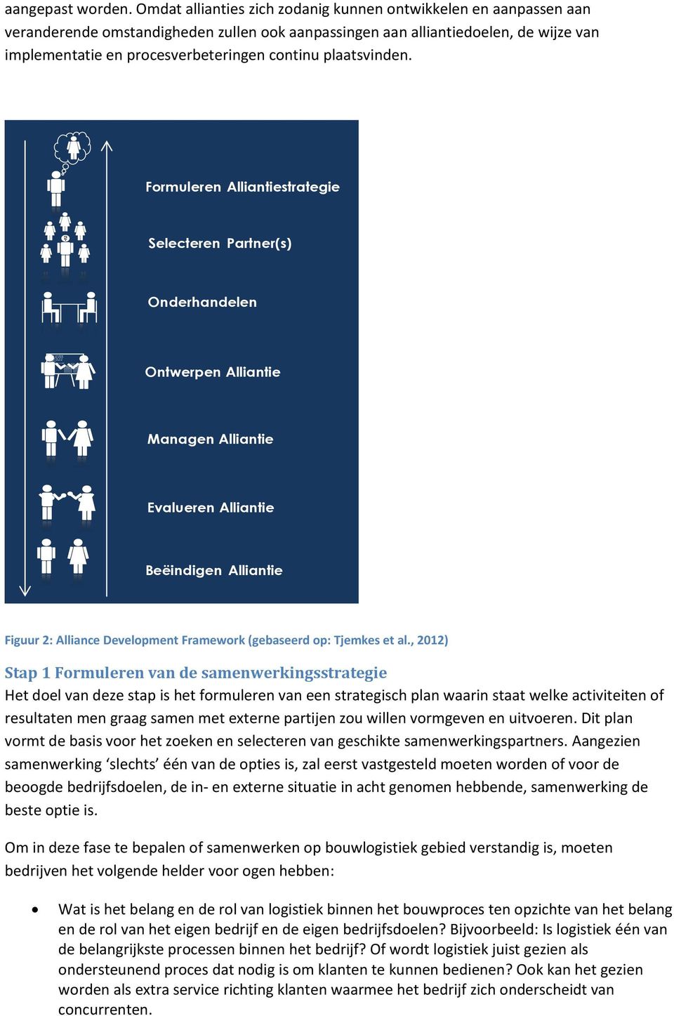 plaatsvinden. Formuleren Alliantiestrategie?