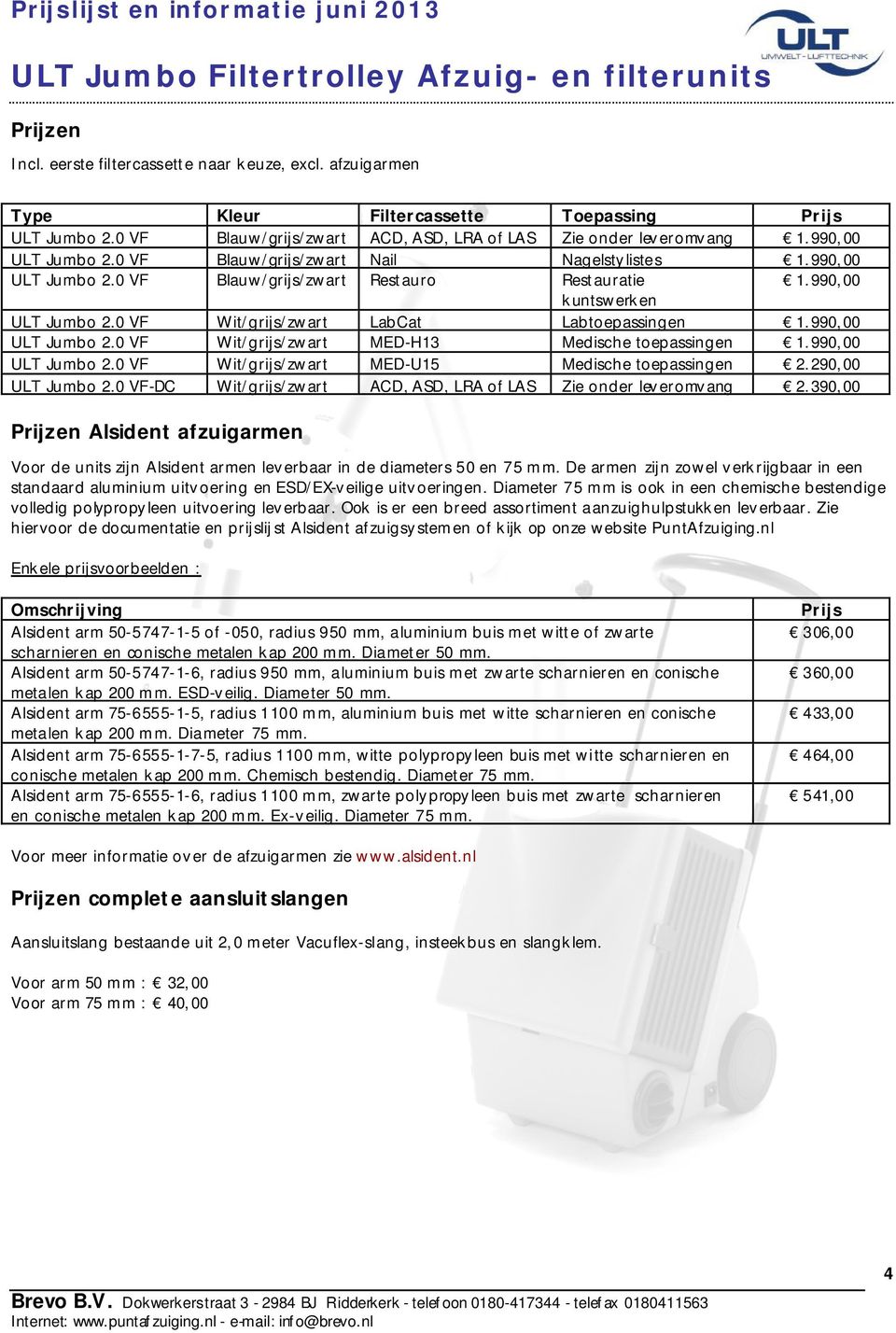 0 VF Wit/grijs/zwart LabCat Labtoepassingen 1.990,00 ULT Jumbo 2.0 VF Wit/grijs/zwart MED-H13 Medische toepassingen 1.990,00 ULT Jumbo 2.0 VF Wit/grijs/zwart MED-U15 Medische toepassingen 2.