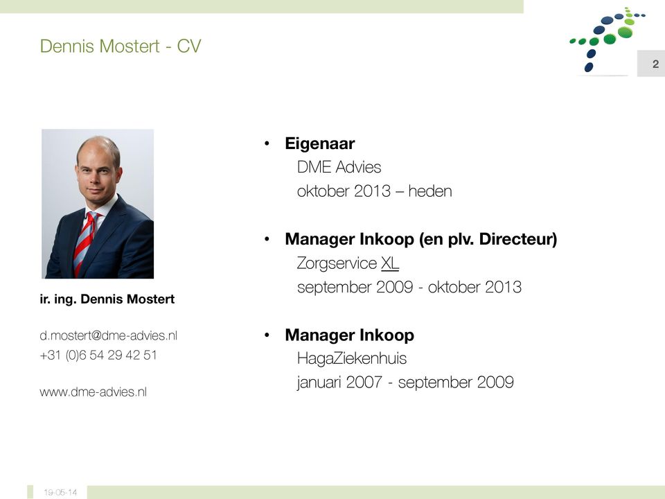 dme-advies.nl Manager Inkoop (en plv.