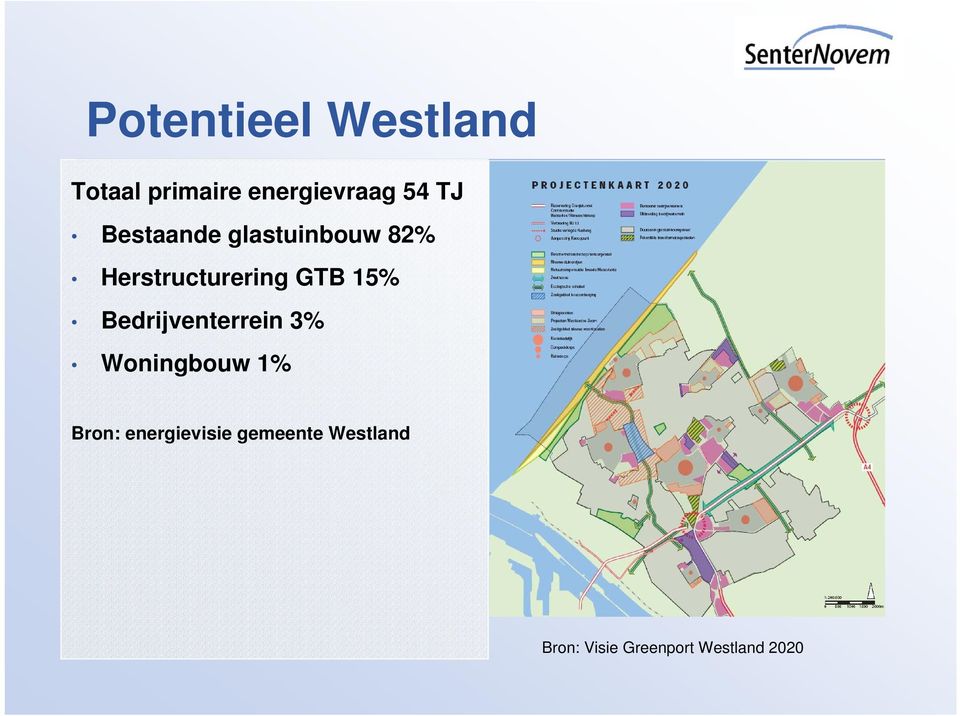 15% Bedrijventerrein 3% Woningbouw 1% Bron: