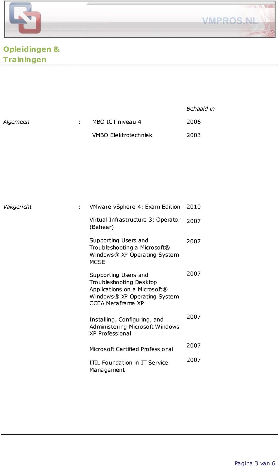 Users and Troubleshooting Desktop Applications on a Microsoft Windows XP Operating System CCEA Metaframe XP Installing, Configuring, and