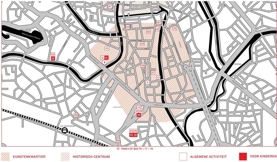 t e r s p o r t b a a n VISSERIJ ZUIDPARKLAAN ZUIDPARK Leie FRANKLIN ROOSELVELTLAAN OFFERLAAN GODSHUIZENLAAN 03 52 41 31 61 i NEERMEERSKAAI KEIZERPARK SINT-PIETERSPLEIN