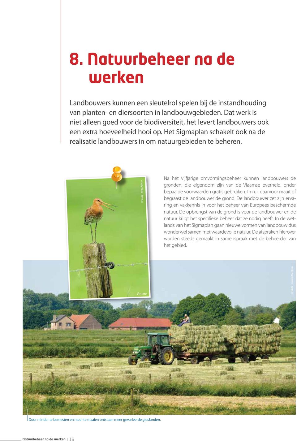 Vilda - Yves Adams Na het vijfjarige omvormingsbeheer kunnen landbouwers de gronden, die eigendom zijn van de Vlaamse overheid, onder bepaalde voorwaarden gratis gebruiken.