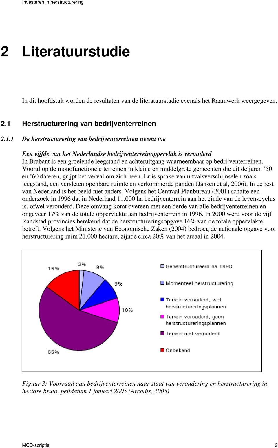 1 De herstructurering van bedrijventerreinen neemt toe Een vijfde van het Nederlandse bedrijventerreinoppervlak is verouderd In Brabant is een groeiende leegstand en achteruitgang waarneembaar op