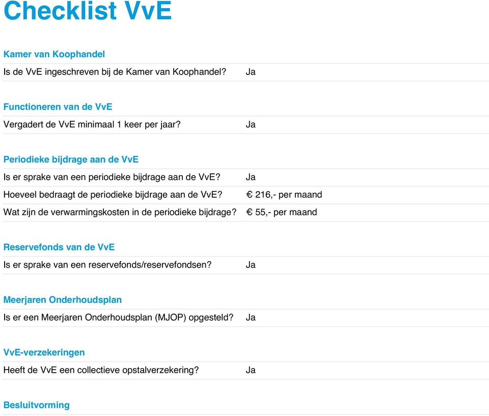 216,- per maand Wat zijn de verwarmingskosten in de periodieke bijdrage?