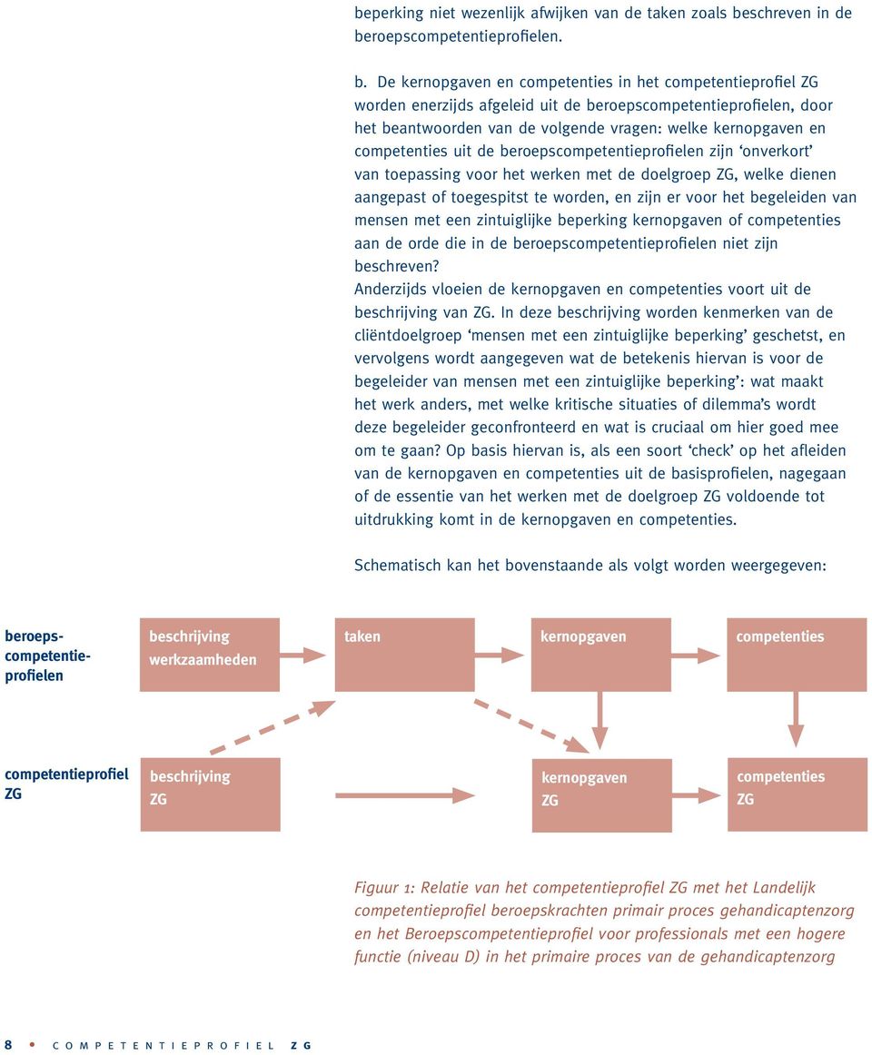 roepscompetentieprofielen. b.