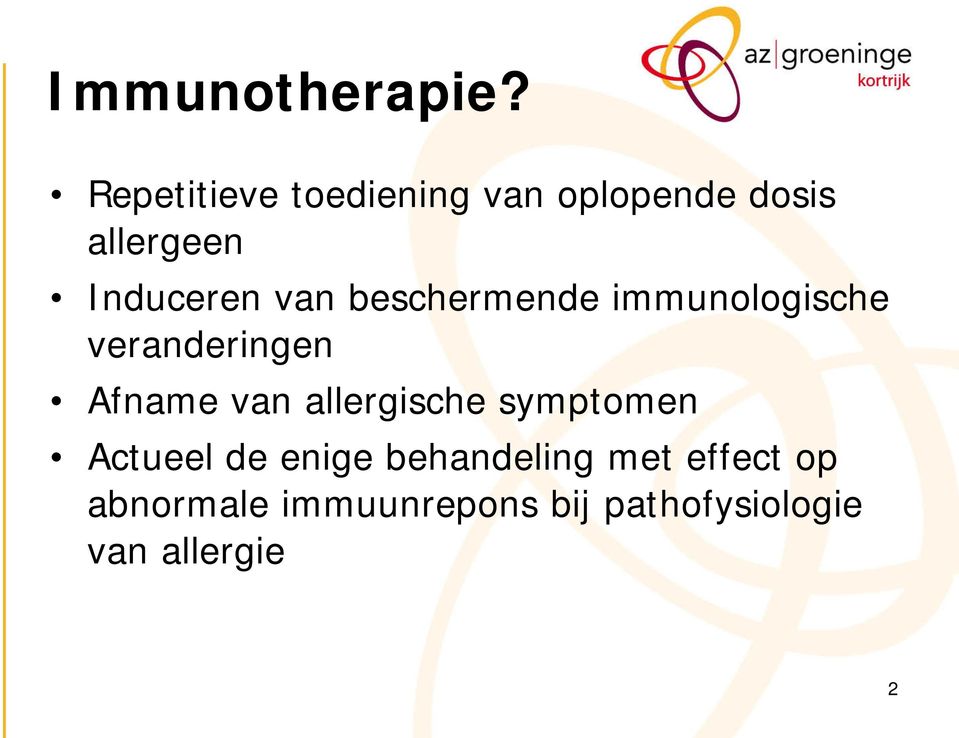 van beschermende immunologische veranderingen Afname van