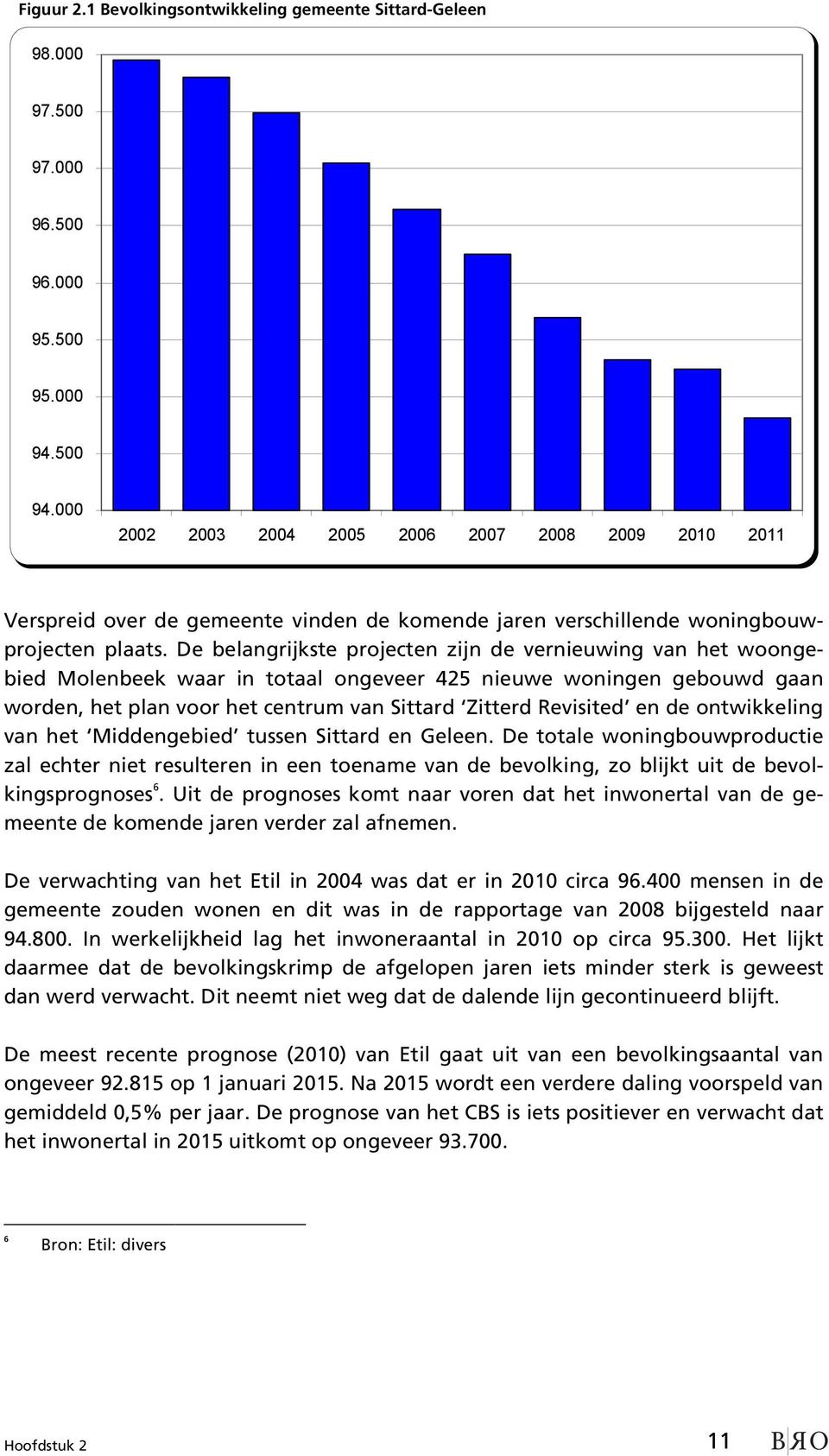 De belangrijkste projecten zijn de vernieuwing van het woongebied Molenbeek waar in totaal ongeveer 425 nieuwe woningen gebouwd gaan worden, het plan voor het centrum van Sittard Zitterd Revisited en