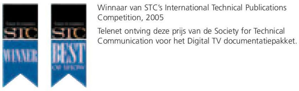 ontving deze prijs van de Society for