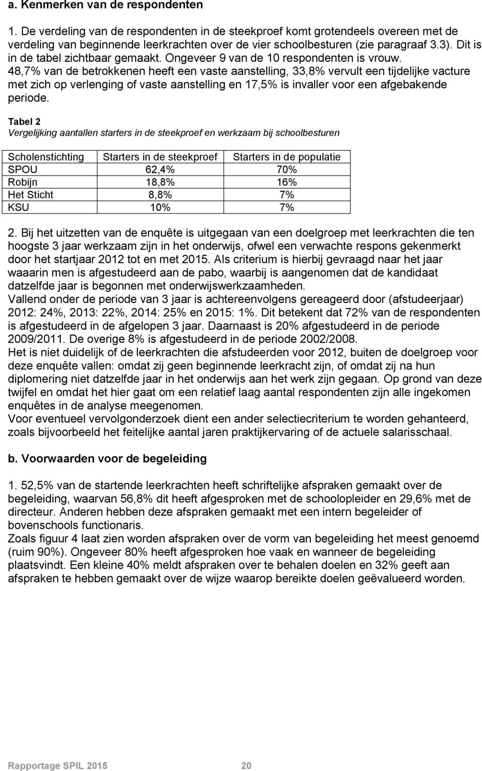 Dit is in de tabel zichtbaar gemaakt. Ongeveer 9 van de 10 respondenten is vrouw.