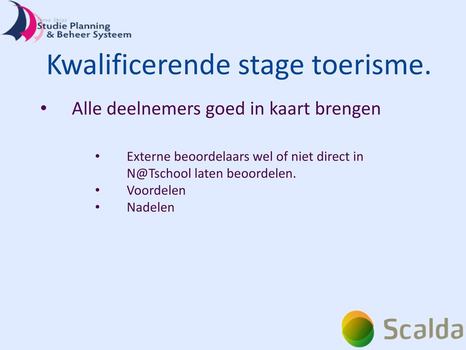 wel of niet direct in N@Tschool