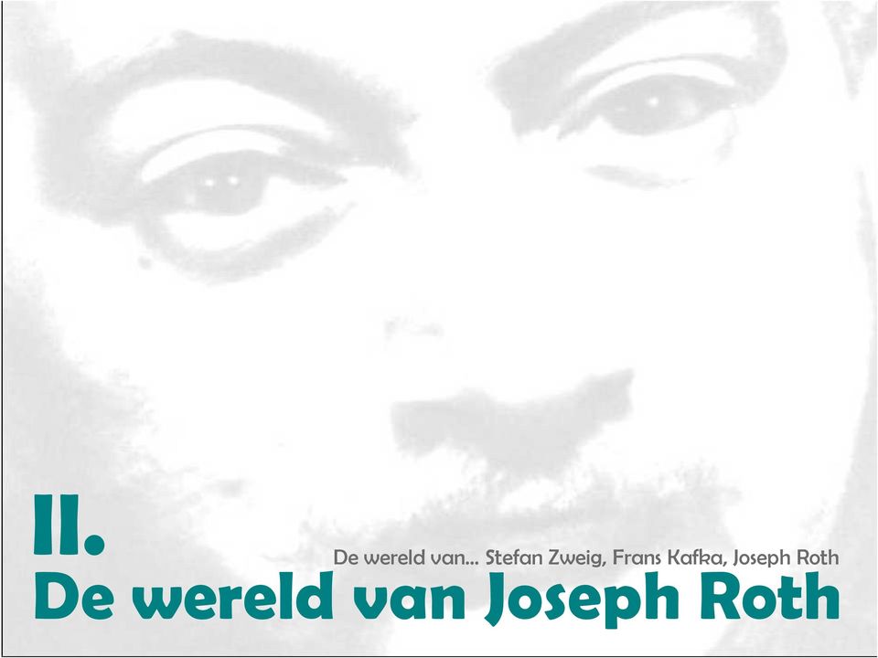 Kafka, Joseph Roth