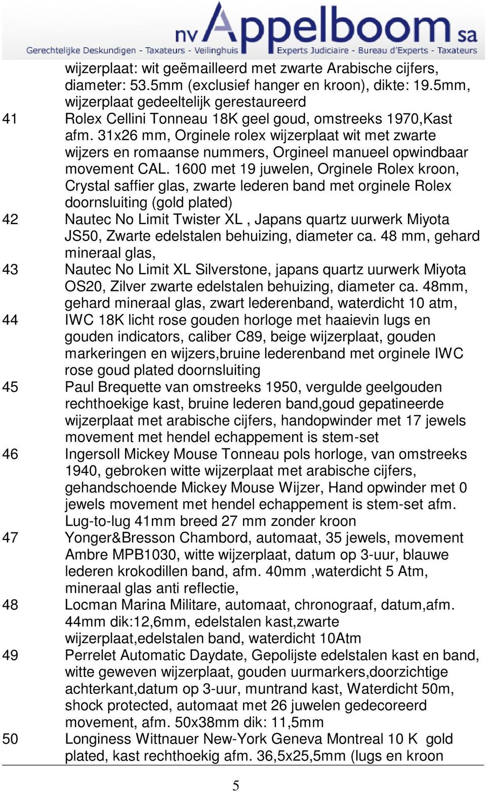 31x26 mm, Orginele rolex wijzerplaat wit met zwarte wijzers en romaanse nummers, Orgineel manueel opwindbaar movement CAL.