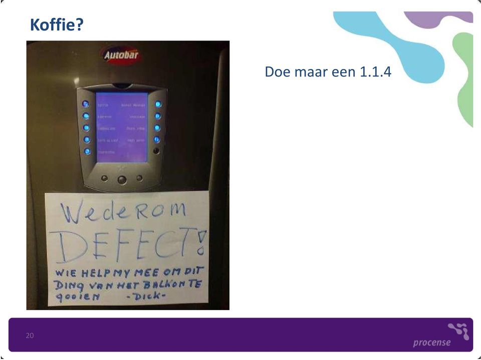 een 1.