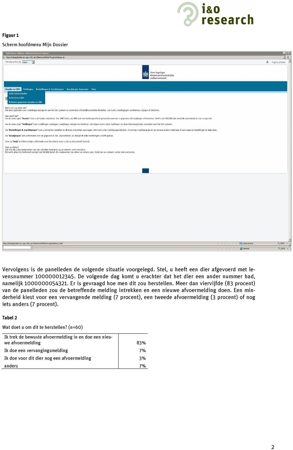 Meer dan viervijfde (83 procent) van de panelleden zou de betreffende melding intrekken en een nieuwe afvoermelding doen.