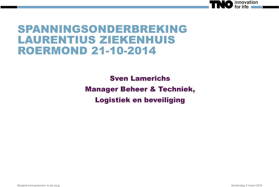 Sven Lamerichs Manager Beheer &