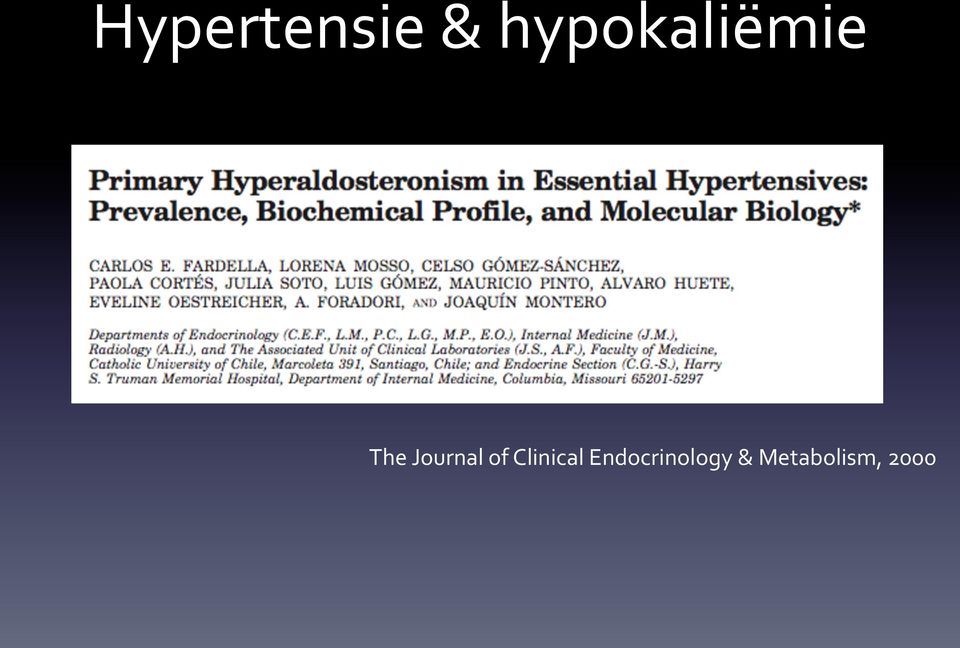 Endocrinology