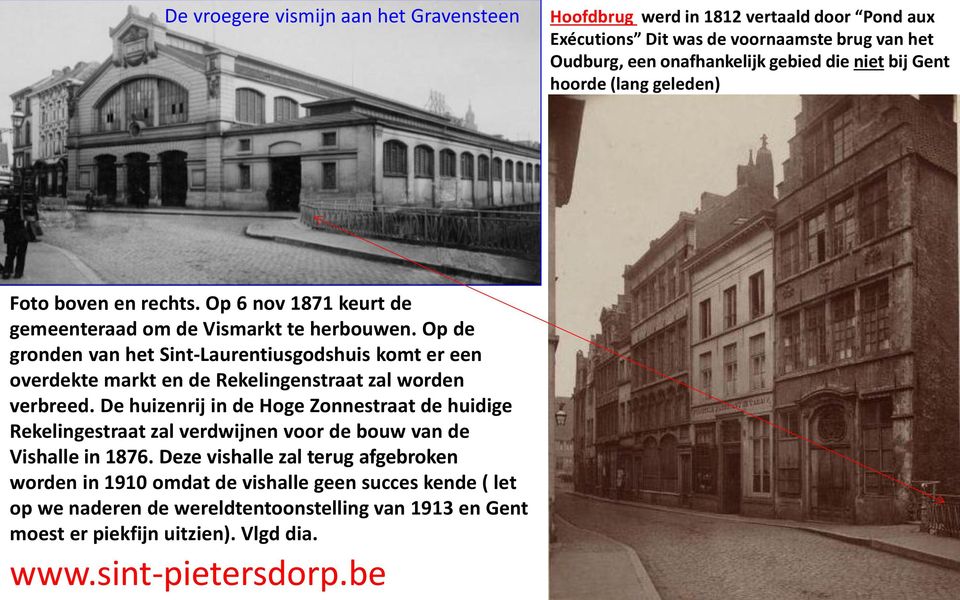 Op de gronden van het Sint-Laurentiusgodshuis komt er een overdekte markt en de Rekelingenstraat zal worden verbreed.