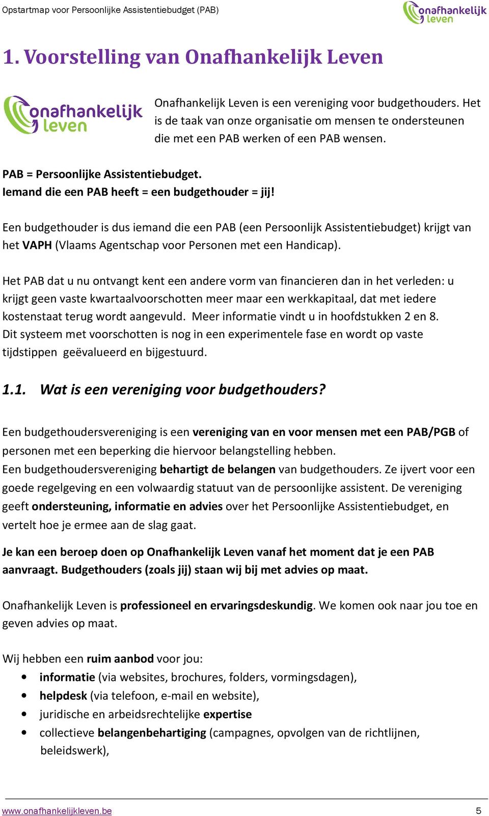 Een budgethouder is dus iemand die een PAB (een Persoonlijk Assistentiebudget) krijgt van het VAPH (Vlaams Agentschap voor Personen met een Handicap).