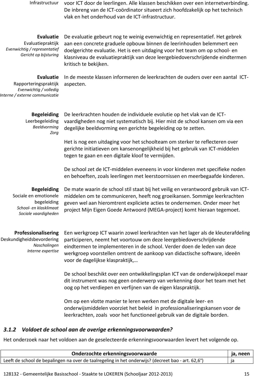 Evaluatie Evaluatiepraktijk Evenwichtig / representatief Gericht op bijsturing Evaluatie Rapporteringspraktijk Evenwichtig / volledig Interne / externe communicatie De evaluatie gebeurt nog te weinig