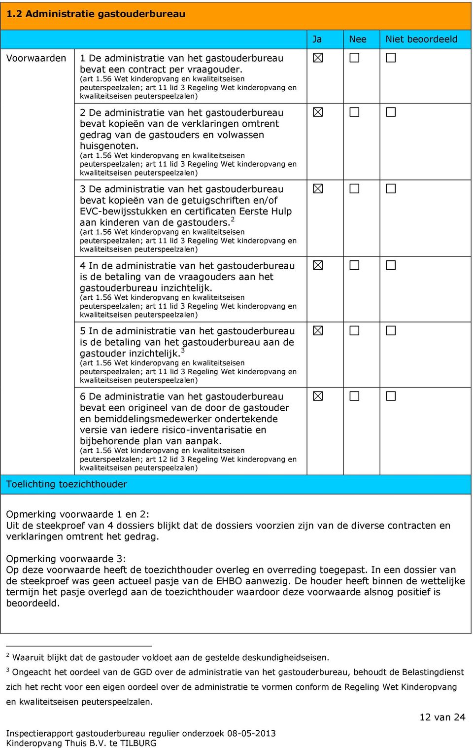 verklaringen omtrent gedrag van de gastouders en volwassen huisgenoten. (art 1.