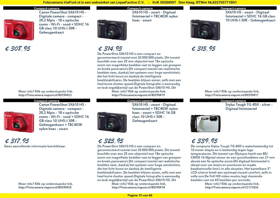 + SDHC 16 GB class 10 UHS-I 30R - Geheugenkaart 308,95 http://fotocamera.viapunt.