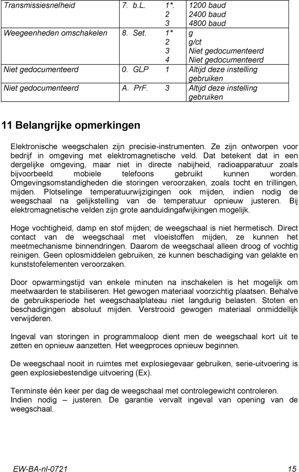 Ze zijn ontworpen voor bedrijf in omgeving met elektromagnetische veld.