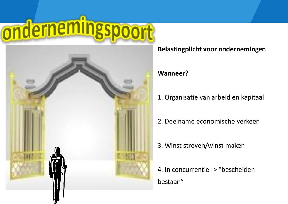 Deelname economische verkeer 3.