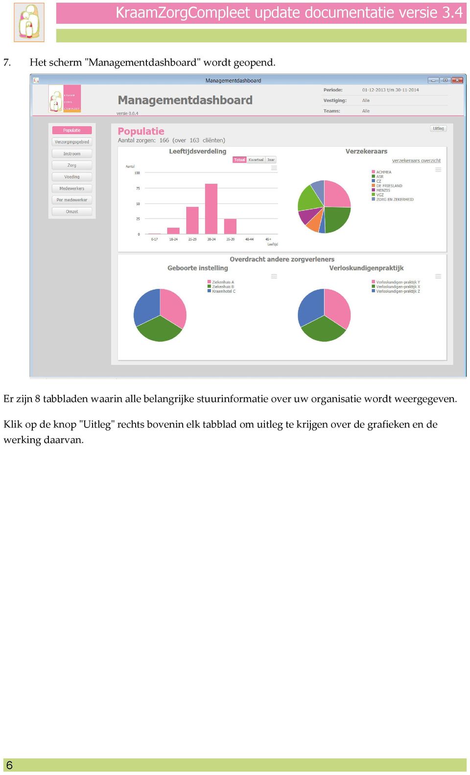 uw organisatie wordt weergegeven.