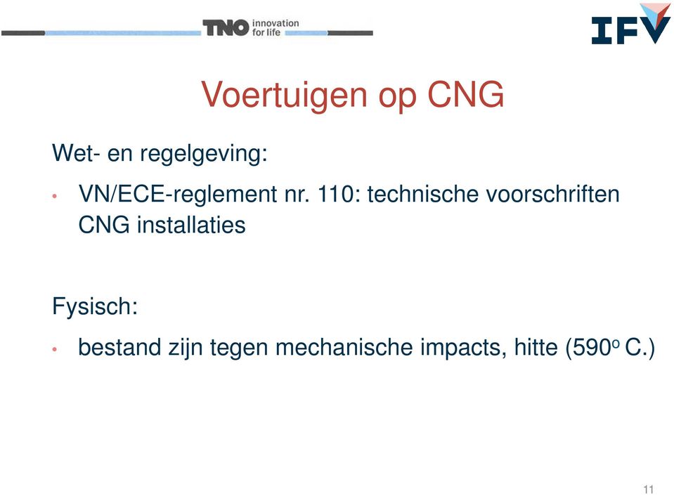 110: technische voorschriften CNG