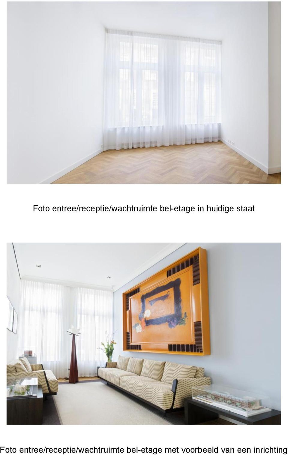 bel-etage met voorbeeld van een