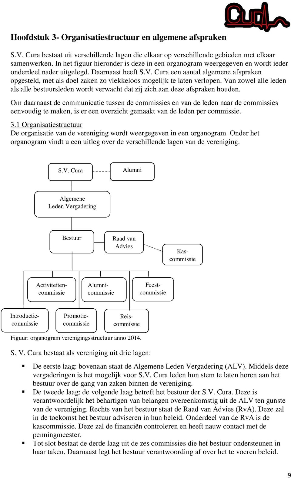 Cura een aantal algemene afspraken opgesteld, met als doel zaken zo vlekkeloos mogelijk te laten verlopen.