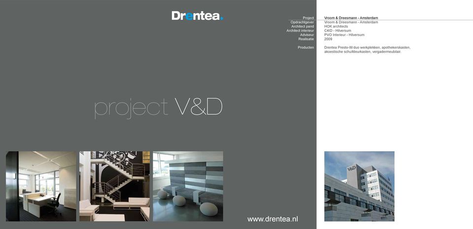 C4ID - Hilversum PVO Interieur - Hilversum 2009 Drentea Presto-W duo werkplekken,