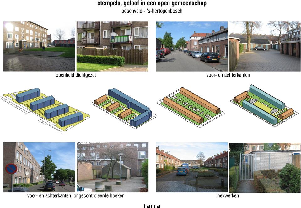 dichtgezet voor- en achterkanten voor- en