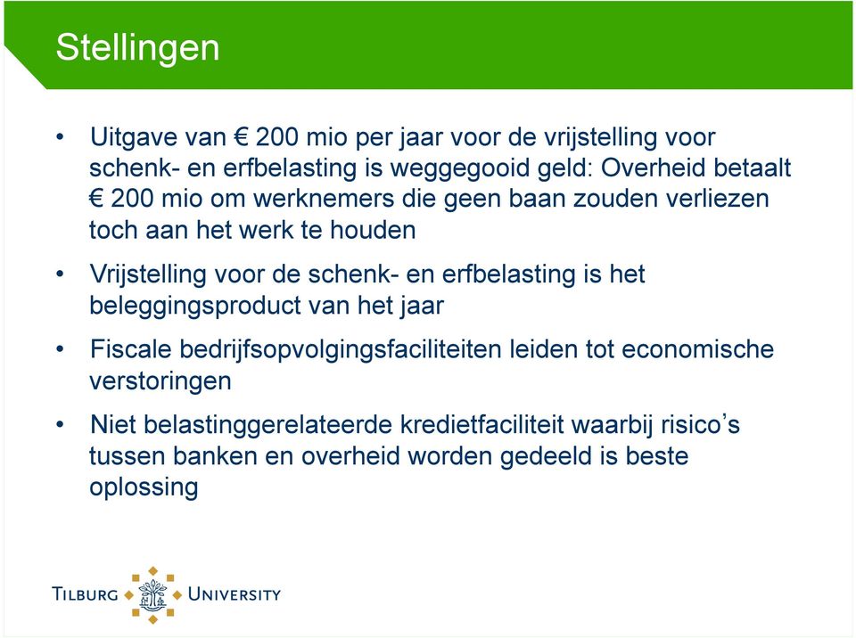 erfbelasting is het beleggingsproduct van het jaar Fiscale bedrijfsopvolgingsfaciliteiten leiden tot economische