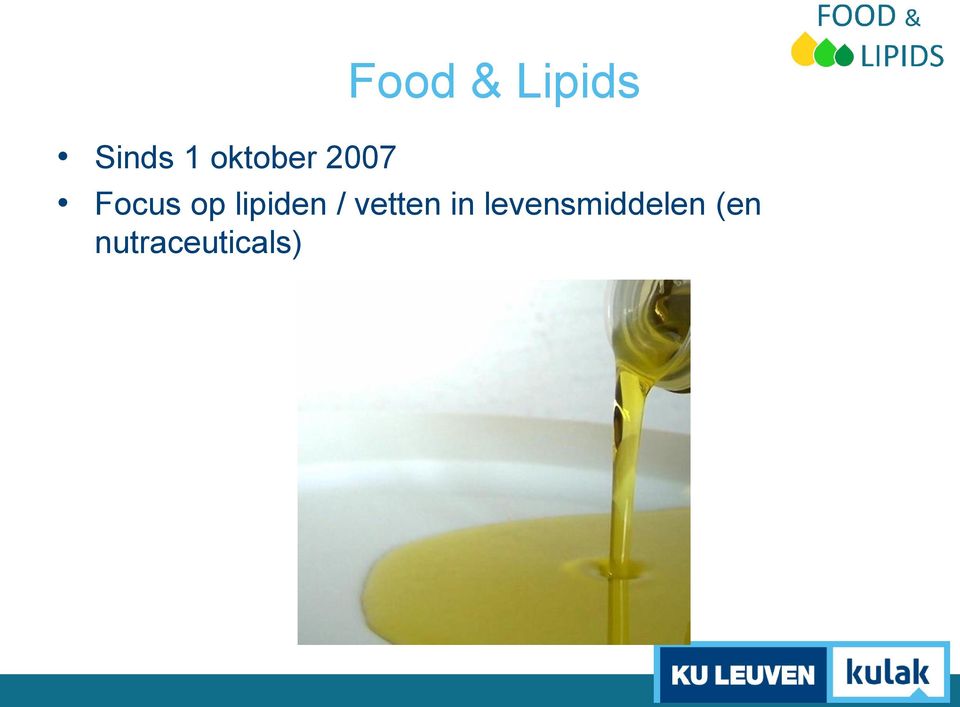 lipiden / vetten in