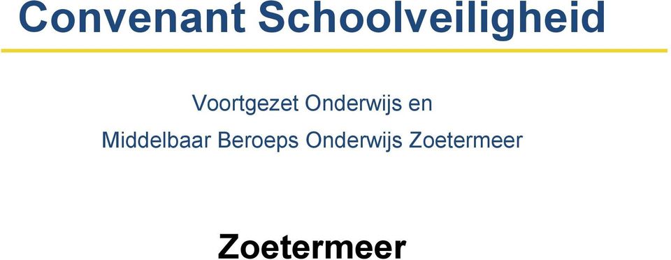 Voortgezet Onderwijs en