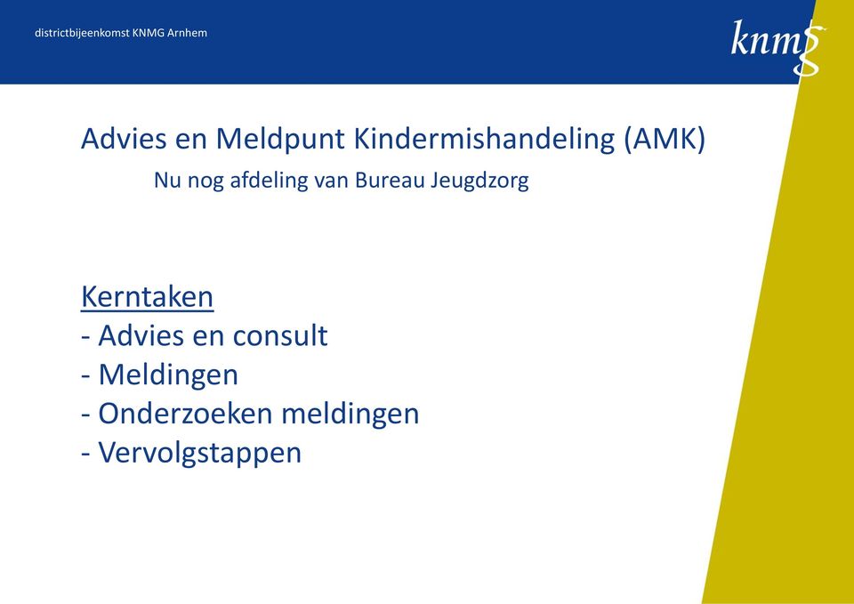 Jeugdzorg Kerntaken - Advies en consult