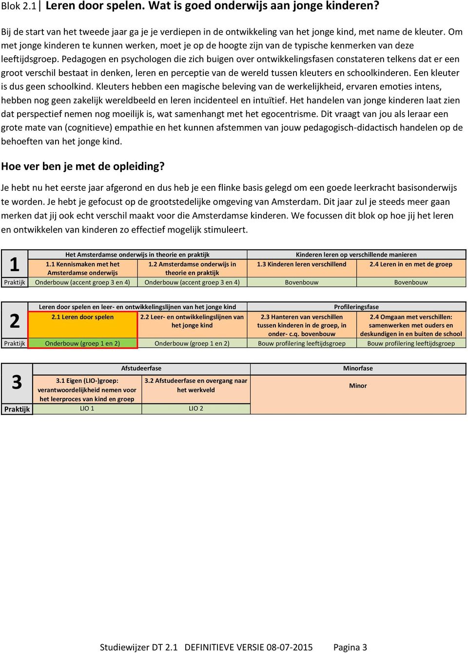 Pedagogen en psychologen die zich buigen over ontwikkelingsfasen constateren telkens dat er een groot verschil bestaat in denken, leren en perceptie van de wereld tussen kleuters en schoolkinderen.