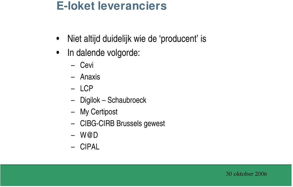 volgorde: Cevi Anaxis LCP Digilok