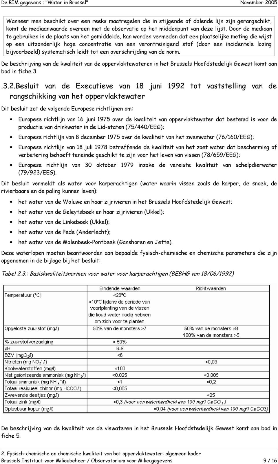 incidentele lozing bijvoorbeeld) systematisch leidt tot een overschrijding van de norm.