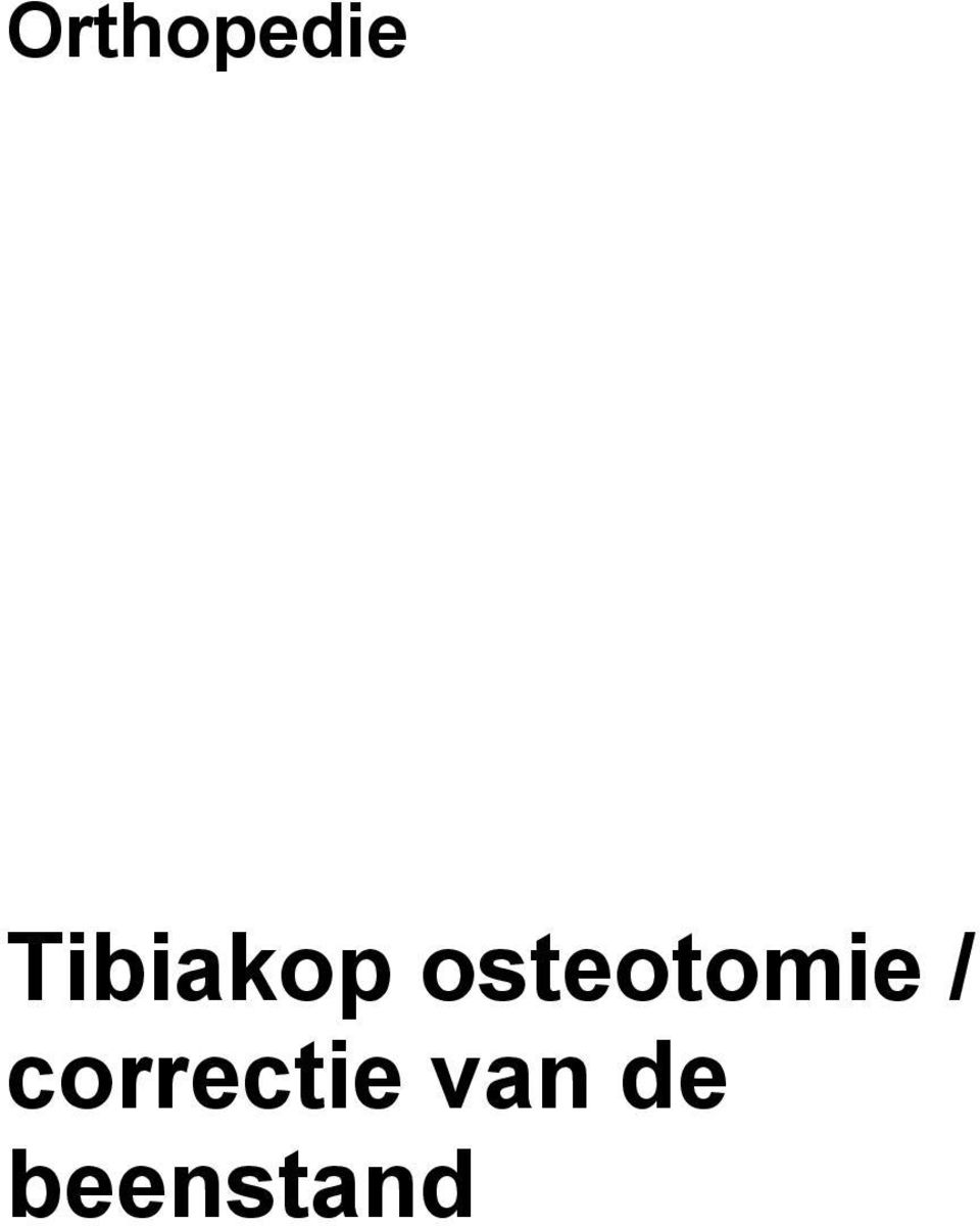 osteotomie /