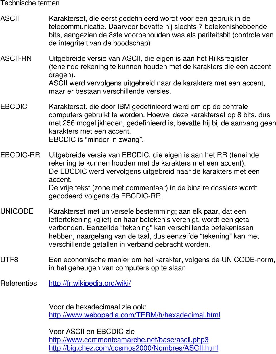 aan het Rijksregister (teneinde rekening te kunnen houden met de karakters die een accent dragen).