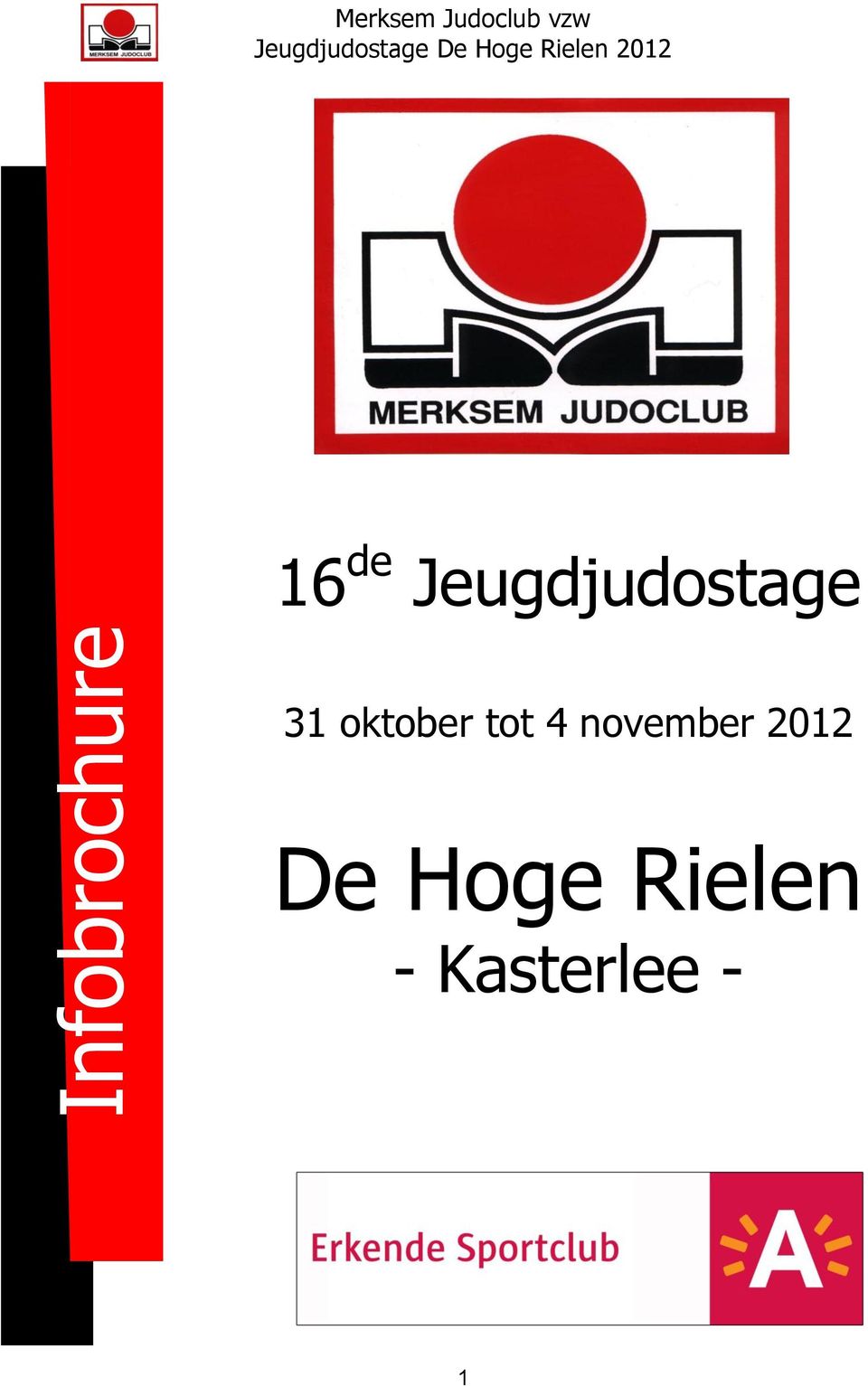 Jeugdjudostage 31 oktober