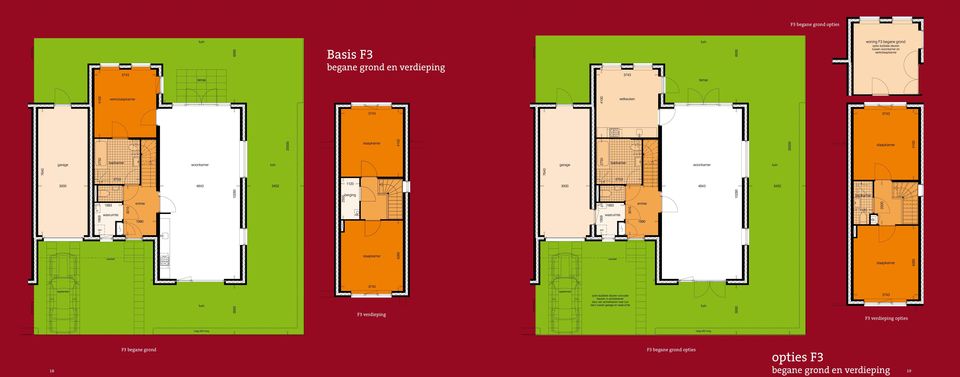 verdieping opties F3 begane grond F3 begane