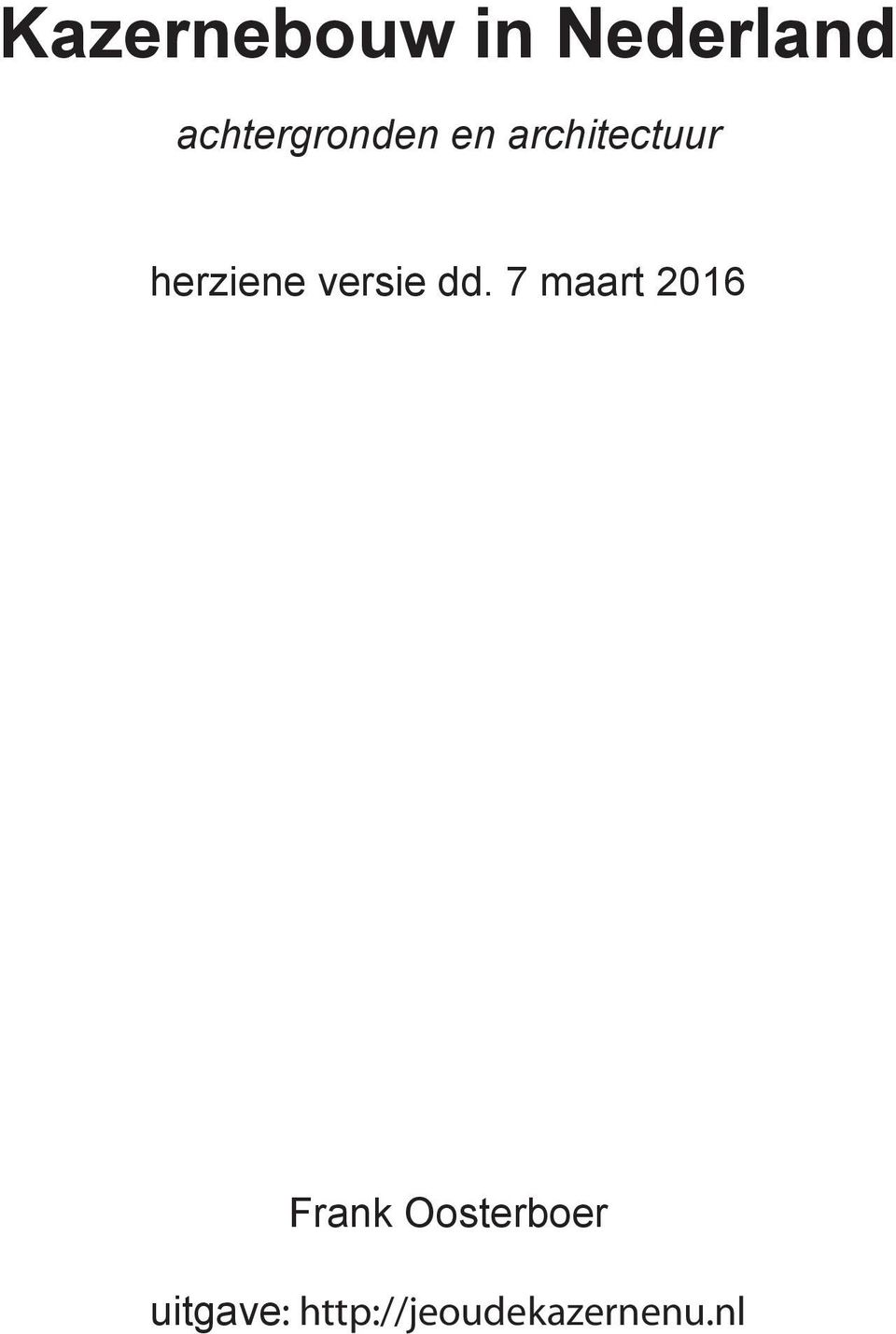 herziene versie dd.