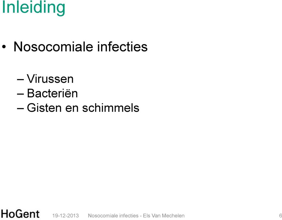 infecties