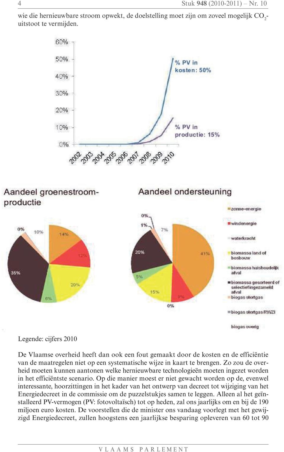 Zo zou de overheid moeten kunnen aantonen welke hernieuwbare technologieën moeten ingezet worden in het efficiëntste scenario.