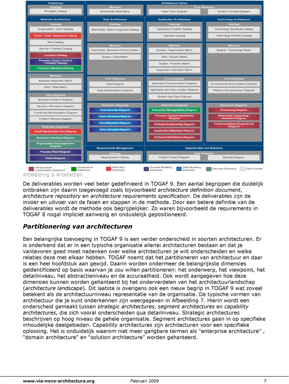 De deliverables zijn de invoer en uitvoer van de fasen en stappen in de methode. Door een betere definitie van de deliverables wordt de methode ook begrijpelijker.